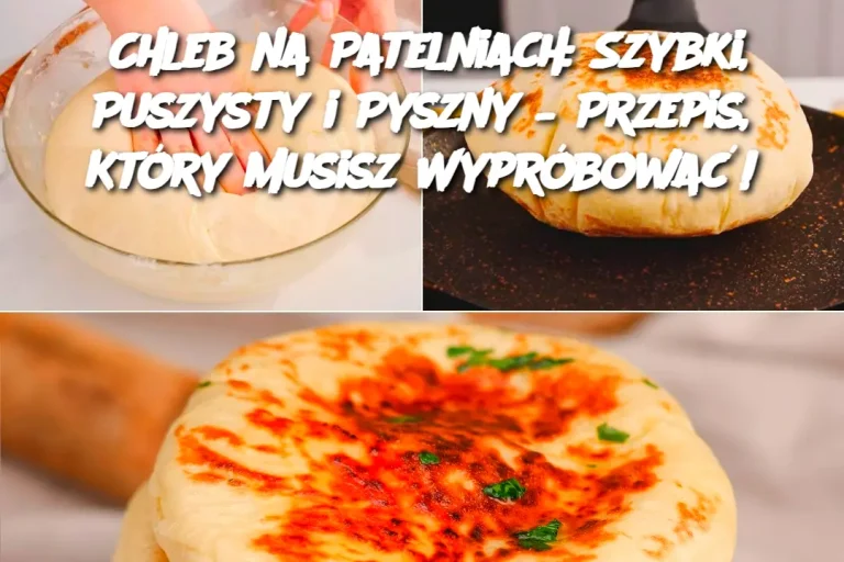 Chleb na Patelniach: Szybki, Puszysty i Pyszny – Przepis, Który Musisz Wypróbować!