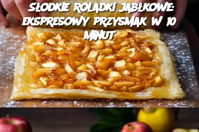 Słodkie roladki jabłkowe: ekspresowy przysmak w 10 minut