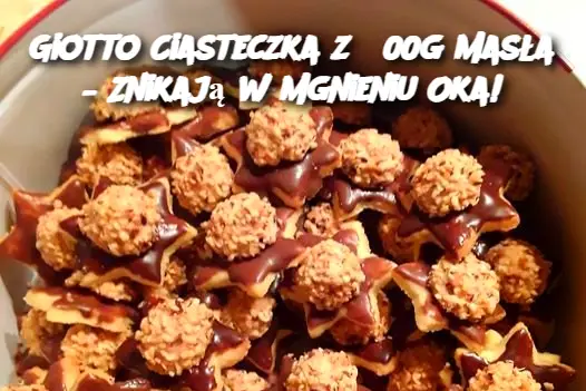 Giotto Ciasteczka z 300g Masła – Znikają w Mgnieniu Oka!