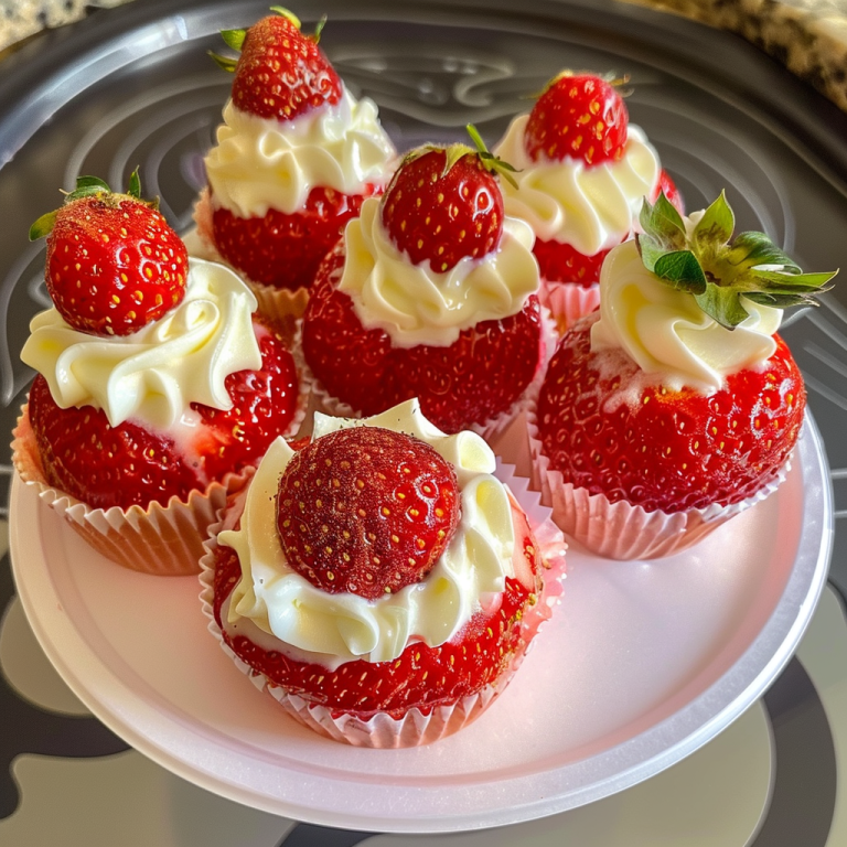 Cheesecake Deviled Strawberries – Małe Deserowe Cuda!