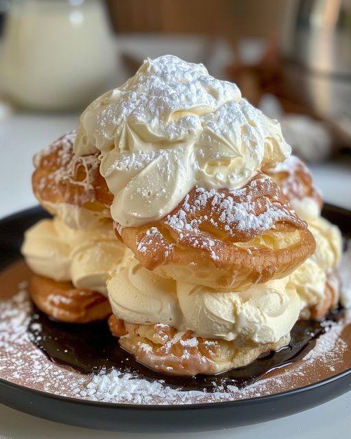 Profiteroles met Custard – Delikatne i Wyrafinowane Pyszności!