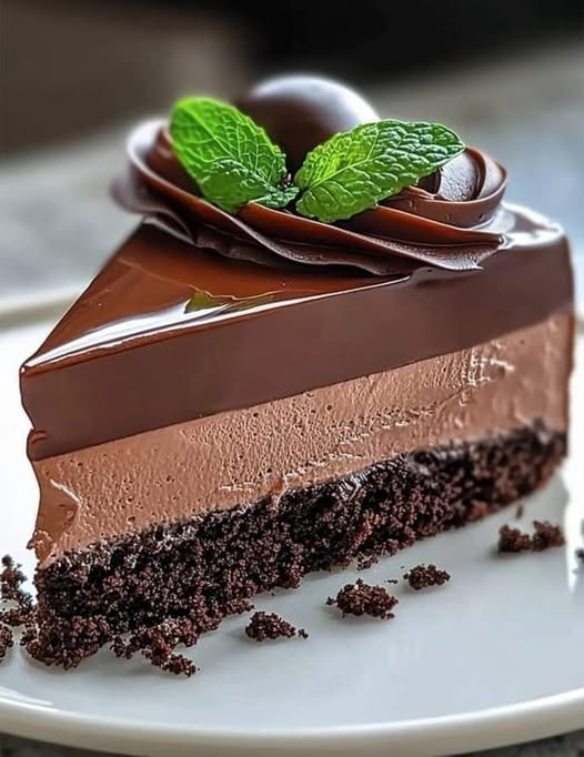 Triple Chocolate Mousse Cake: Czekoladowe Marzenie!