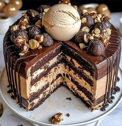 Chocolate Peanut Butter Cheesecake