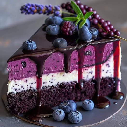 Blueberry Lavender Cake