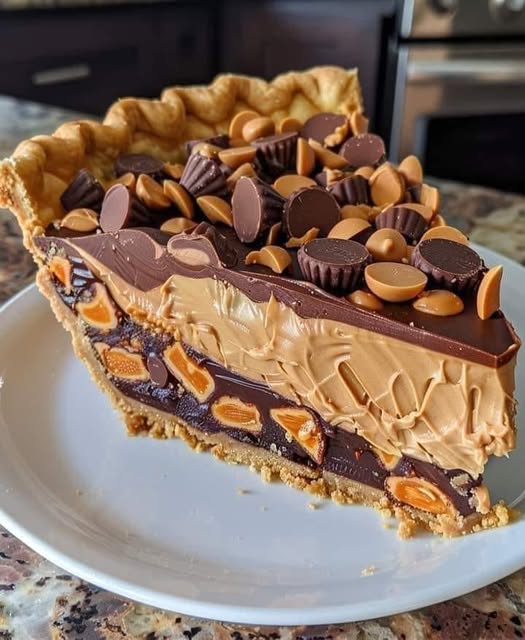 Giant Reese's Peanut Butter Pie 