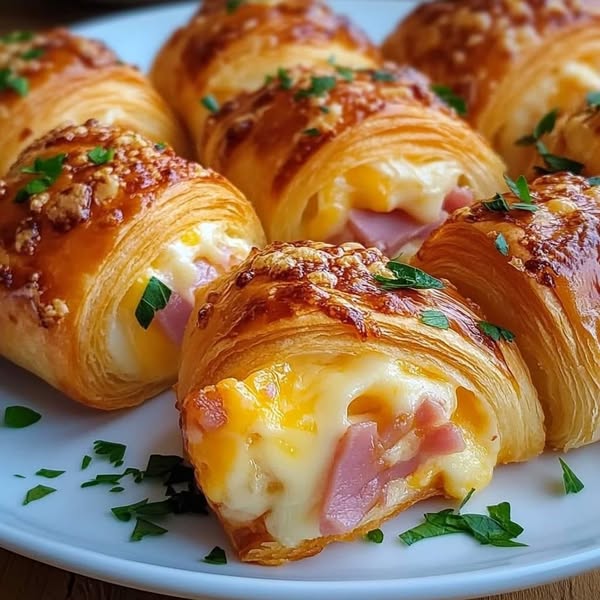 Ham and Cheese Croissant Rolls