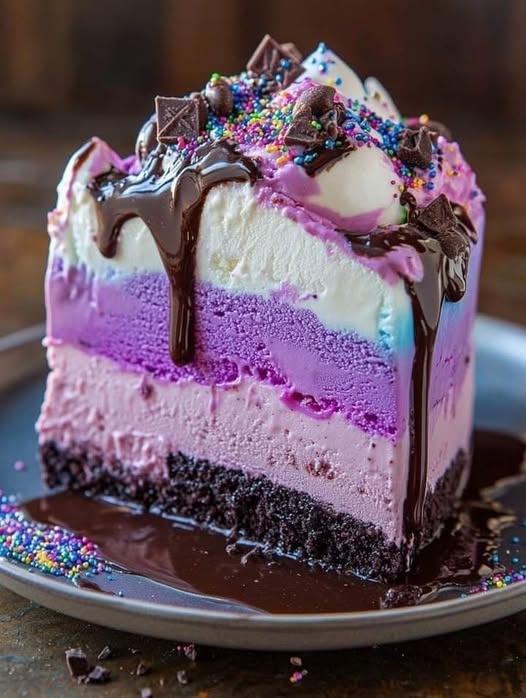 Ultimate Galaxy Ice Cream Cake