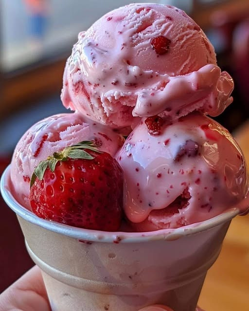 Strawberry Sensation Ice Cream