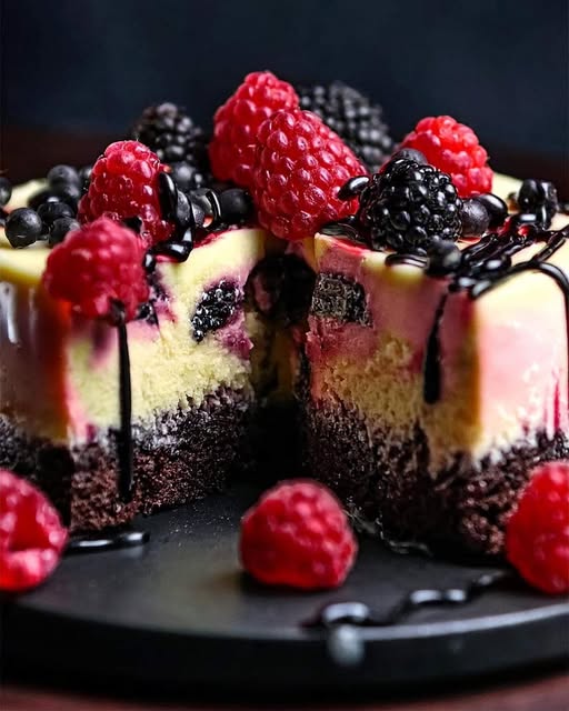 Black Forest Cheesecake Symphony