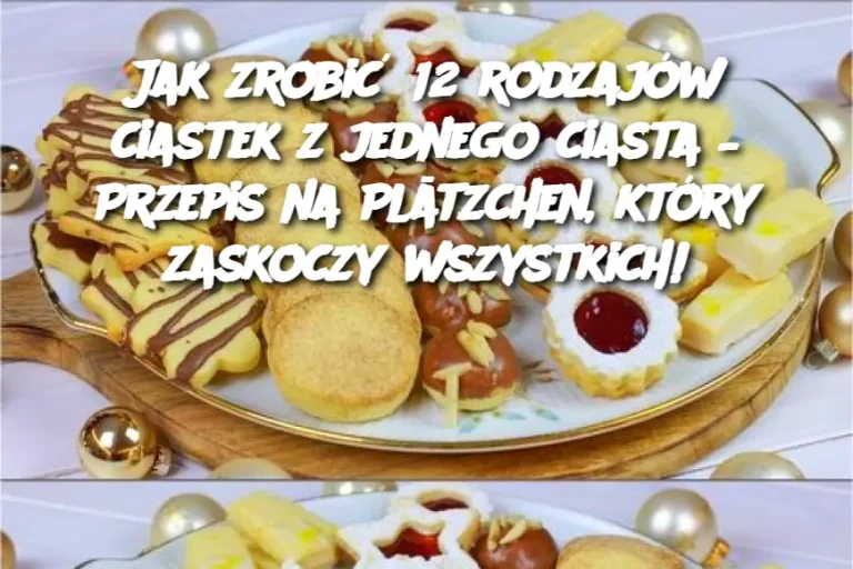 Jak zrobić 12 rodzajów ciastek z jednego ciasta – Przepis na Plätzchen, który zaskoczy wszystkich!