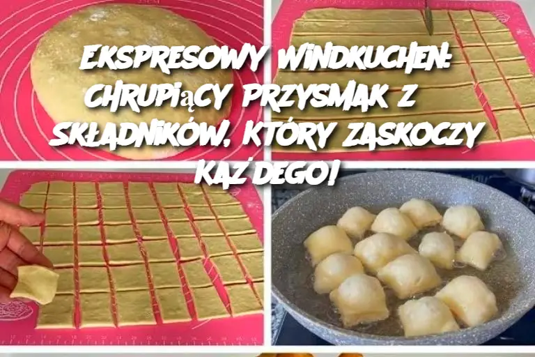 Ekspresowy Windkuchen: Chrupiący Przysmak z 3 Składników, Który Zaskoczy Każdego!