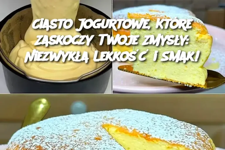 Ciasto Jogurtowe, Które Zaskoczy Twoje Zmysły: Niezwykła Lekkość i Smak!